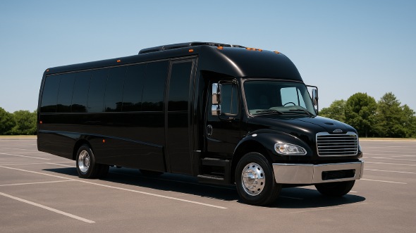 Exterior of Charter Bus Company Dubuque's 15 Passenger Minibus in Dubuque