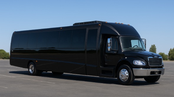 Exterior of Charter Bus Company Dubuque's 20 Passenger Mini bus in Dubuque