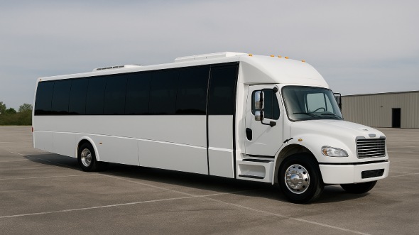 Exterior of Charter Bus Company Dubuque's 35 Passenger Minibus in Dubuque