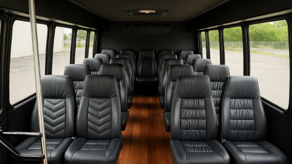 dubuque 18 passenger minibus inside