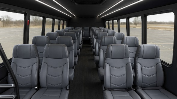 dubuque 20 passenger minibus inside