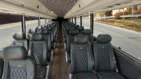 dubuque 25 passenger minibus inside