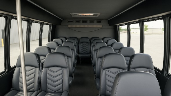 dubuque 28 passenger minibus inside