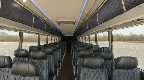 dubuque 54 passenger charter bus rental