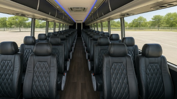 dubuque 56 passenger charter bus
