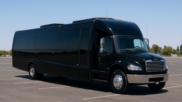 Exterior of Charter Bus Company Dubuque's Party Bus in Dubuque